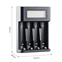 Greentech Pil Şarj Cihazı (Dört Yuvalı) - 1.2V Ni-Mh / Ni-Cd AA / AAA / GT-BC03 Greentech Pil Şarj Cihazı (Dört Yuvalı) - 1.2V Ni-Mh / Ni-Cd AA / AAA / GT-BC03