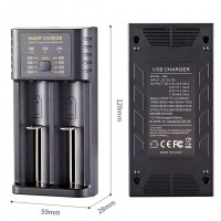 Greentech Akıllı Pil Şarj Cihazı Lityum Iyon + Ni Mh + Ni Cd Piller / GT-BC06 Greentech Akıllı Pil Şarj Cihazı Lityum Iyon + Ni Mh + Ni Cd Piller / GT-BC06