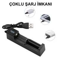 Greentech Pil Şarj Aleti (Tek Yuvalı) - Lityum Pil Şarj Cihazı / GT-BC01-2 Adet Greentech Pil Şarj Aleti (Tek Yuvalı) - Lityum Pil Şarj Cihazı / GT-BC01-2 Adet