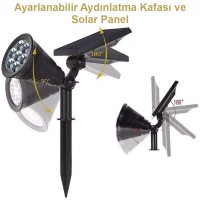 Greentech Güneş Enerjili Renk Değiştiren 7 Ledli Bahçe Aydınlatma / GT-SL04 Greentech Güneş Enerjili Renk Değiştiren 7 Ledli Bahçe Aydınlatma / GT-SL04