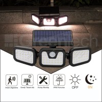Greentech Güneş Enerjili Hareket Sensörlü 3 Taraflı Led Aydınlatma / GT-SL07 Greentech Güneş Enerjili Hareket Sensörlü 3 Taraflı Led Aydınlatma / GT-SL07