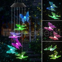 Greentech Güneş Enerjili Renk Geçişli Kristal Kelebek Aydınlatma / GT-SL08 Greentech Güneş Enerjili Renk Geçişli Kristal Kelebek Aydınlatma / GT-SL08