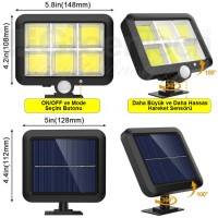 Greentech Güneş Enerjili 120 Cob Led Aydınlatma / GT-SL09 Greentech Güneş Enerjili 120 Cob Led Aydınlatma / GT-SL09