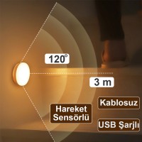 Greentech Usb Şarjlı Hareket Sensörlü Kablosuz Led Aydınlatma / GT-CL01-4 Adet Greentech Usb Şarjlı Hareket Sensörlü Kablosuz Led Aydınlatma / GT-CL01-4 Adet