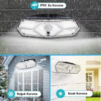 Greentech Güneş Enerjili Hareket Sensörlü, 6 Taraflı 104 Led Aydınlatma / GT-SL13 Greentech Güneş Enerjili Hareket Sensörlü, 6 Taraflı 104 Led Aydınlatma / GT-SL13